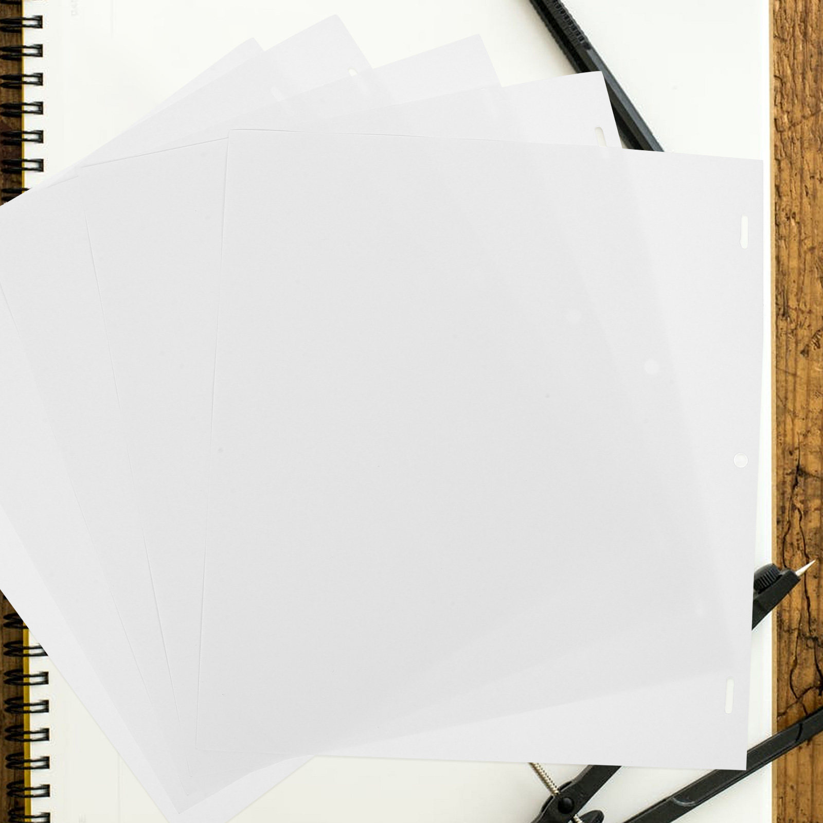 Art Craft Education - 200 stuks blanco animatiepapier, dikke tekenbladen