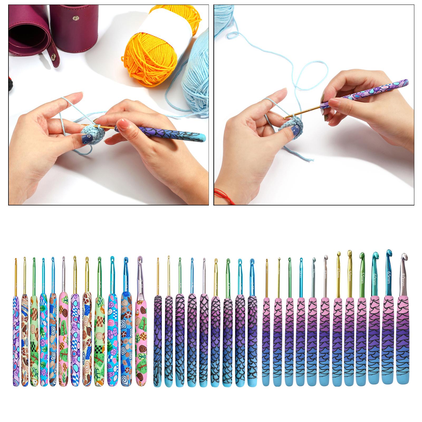 Polymer Clay Set - Haakset, ergonomische haken, draad, zachte handgrepen,