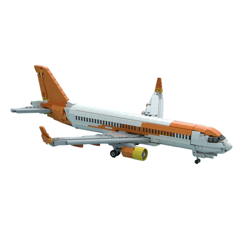 Art Craft Idea - 1100 stuks MOC Easy Jet Airbuss