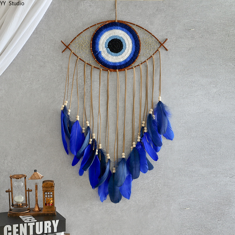 Art Crafting - Creatieve handgemaakte duivelsoog wandkleden woondecoratie accessoires