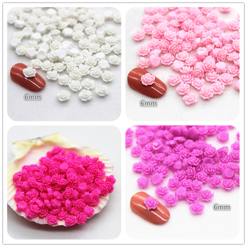 Art Craft Rose - 100 Pcs 6 Mm Hars Mini