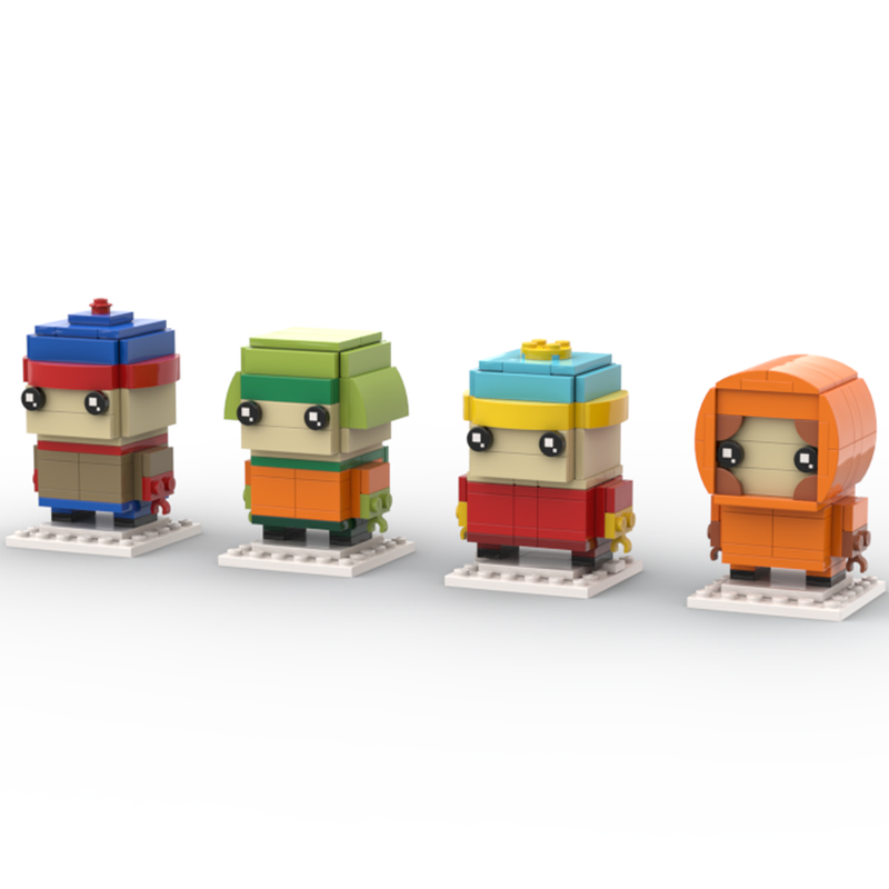 Art Craft Idea - 336-delige MOC South Park BrickHeadz Model