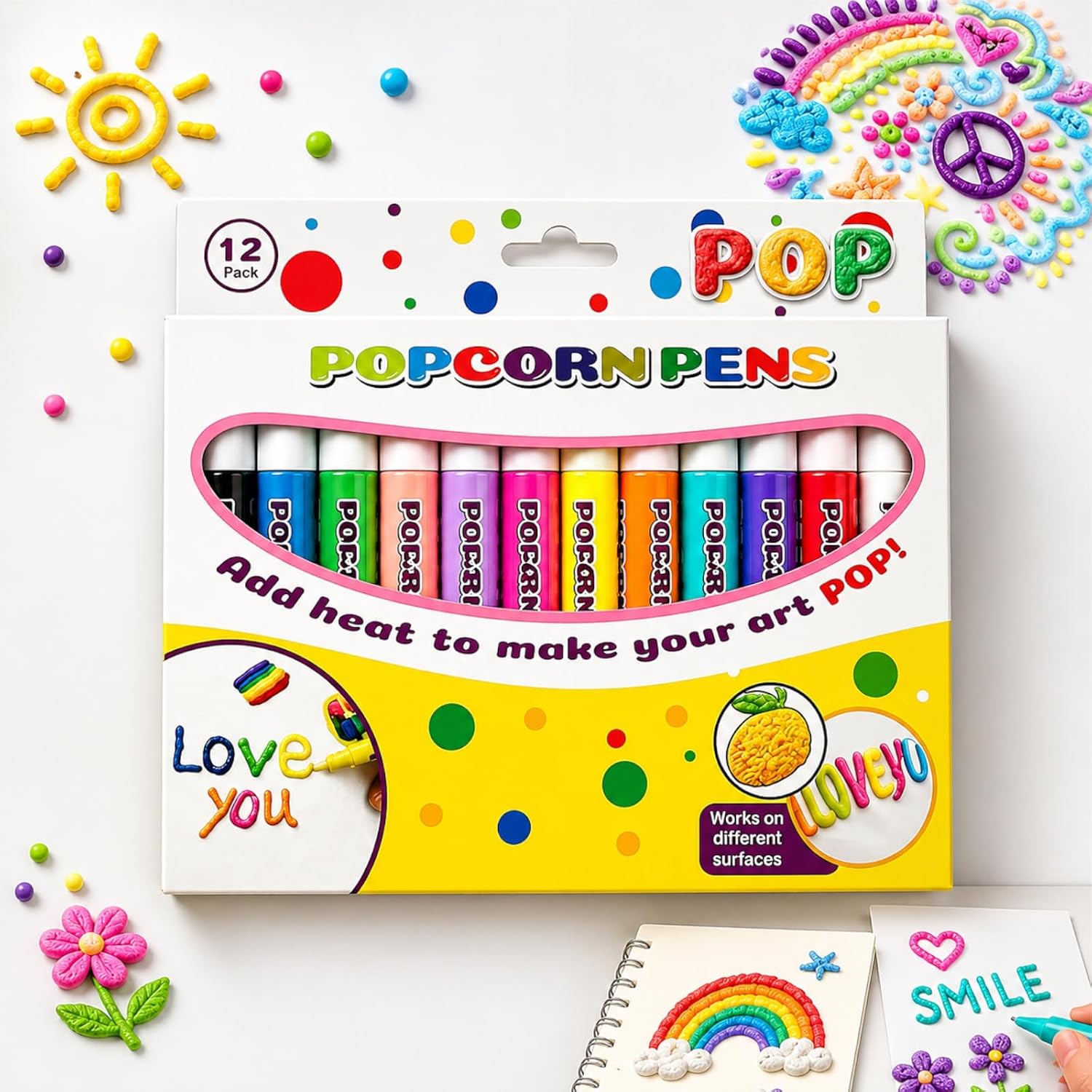 Art Craft Doodle - Magische Puffy Popcorn Pennen 3D Puffy