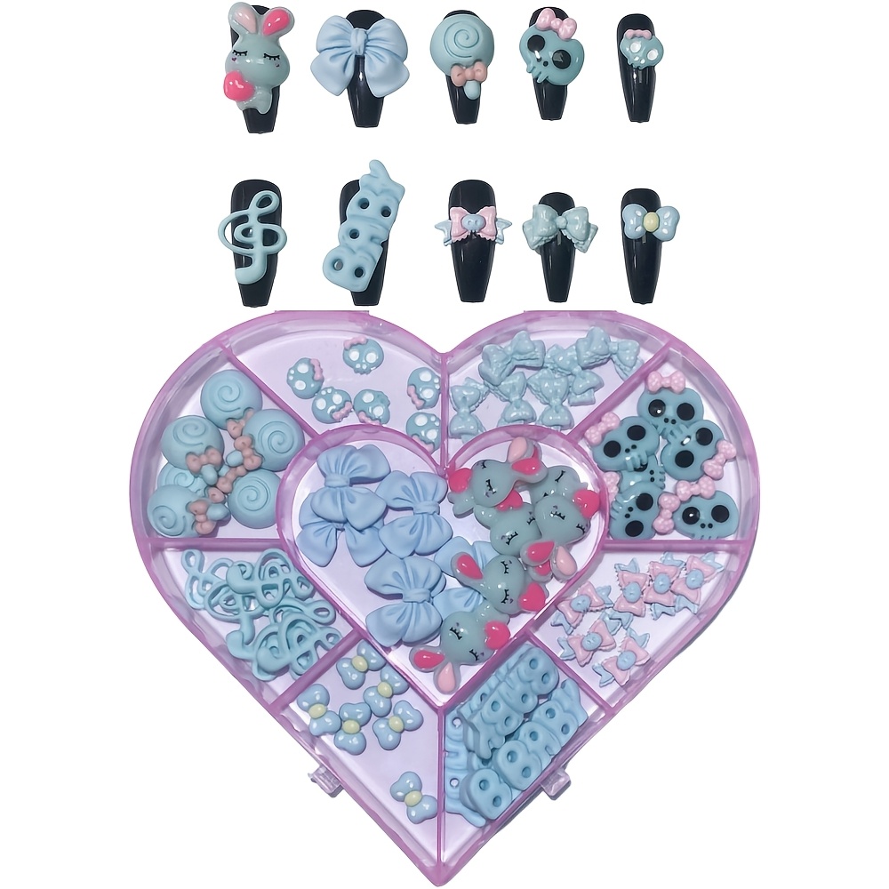 Art Craft Rose - Bulklevering 60 STKS Kawaii Cartoon Blauw