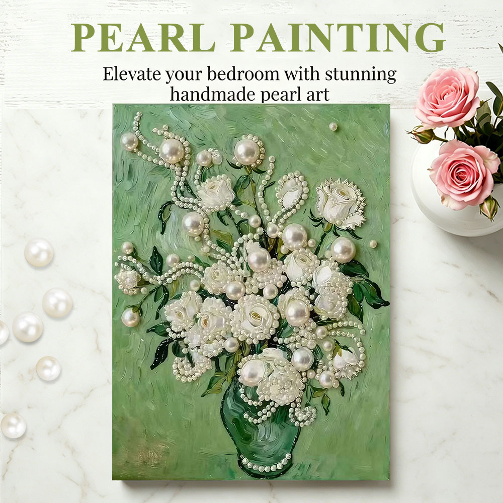Art Craft Rose - Huacan DIY Parelkunst Schilderpakketten voor Volwassenen