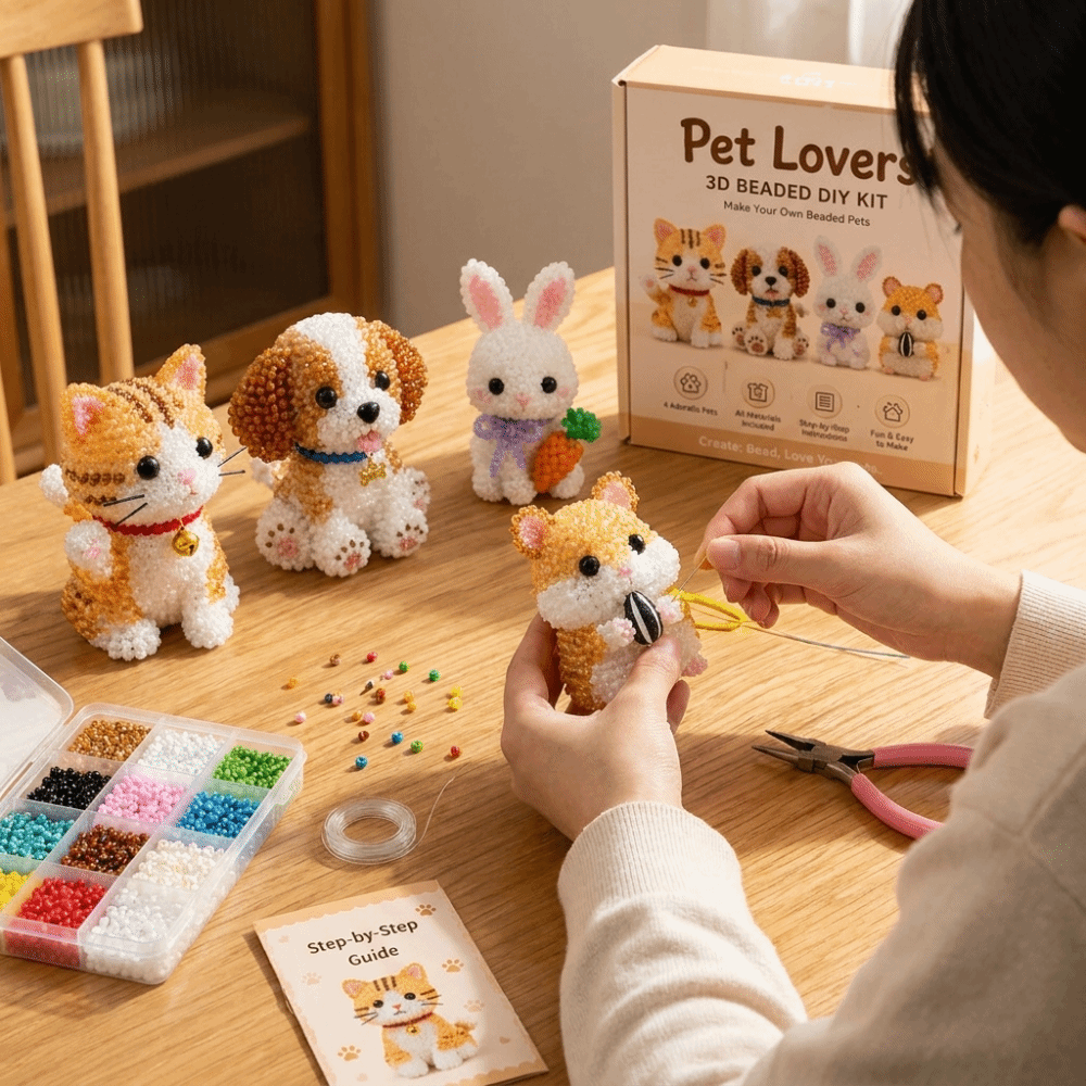 Handgemaakte DIY dieren kralen - Art Craft Education recensie en prijs