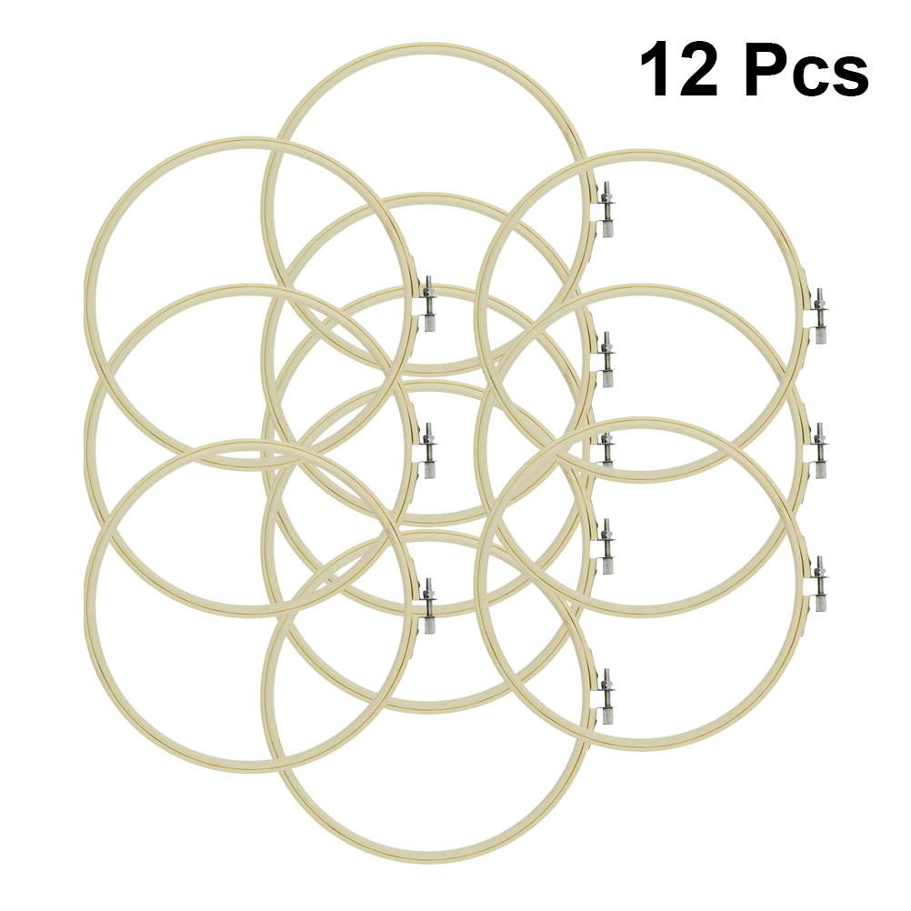 12-delige 20cm bamboe borduurr - Art Craft Idea recensie en prijs