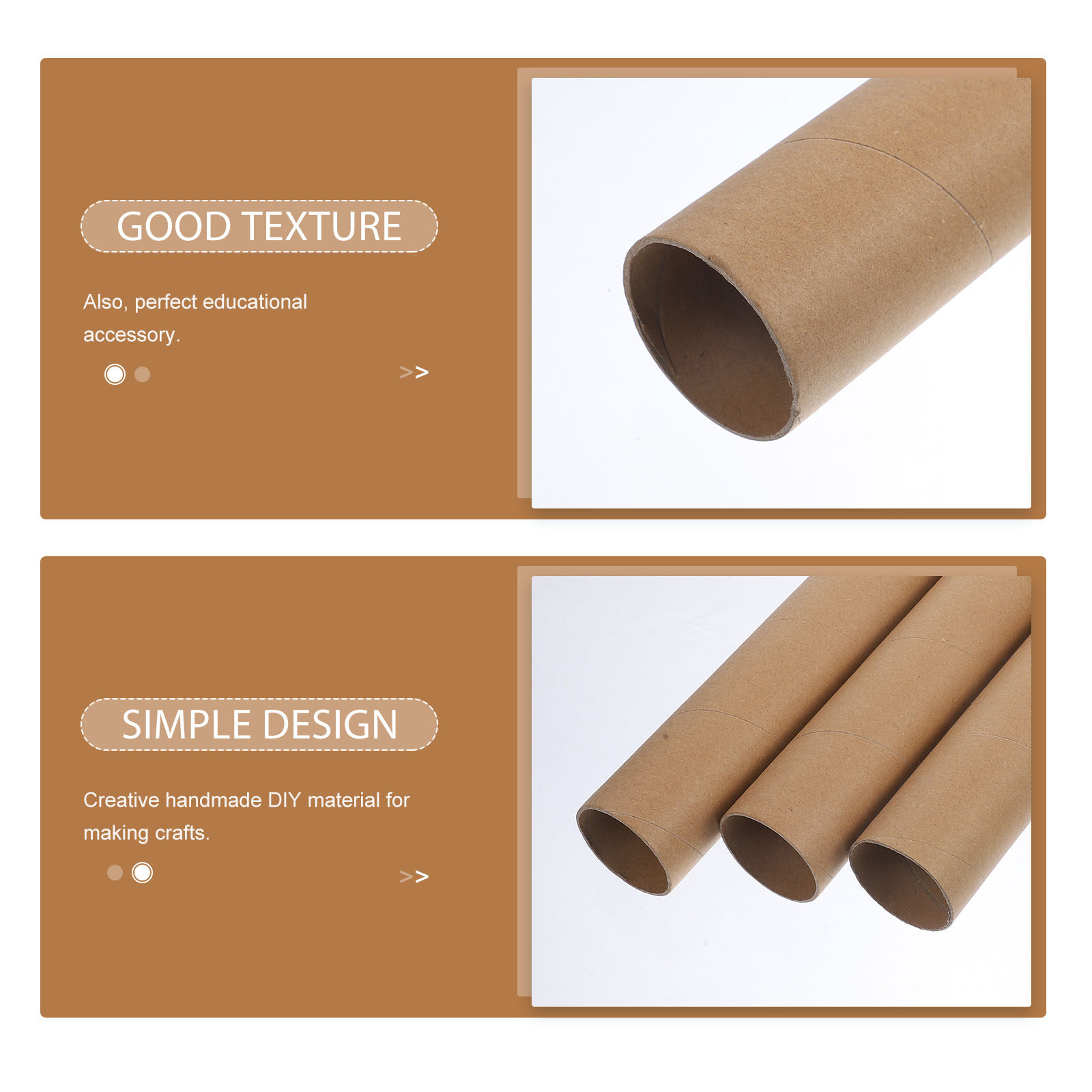 3 stuks papieren buizen DIY kn - Art Craft Education recensie en prijs