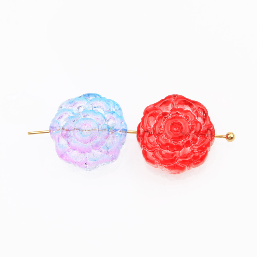 30 stks Glas Rose Bloem Kralen - Art Craft Rose recensie en prijs