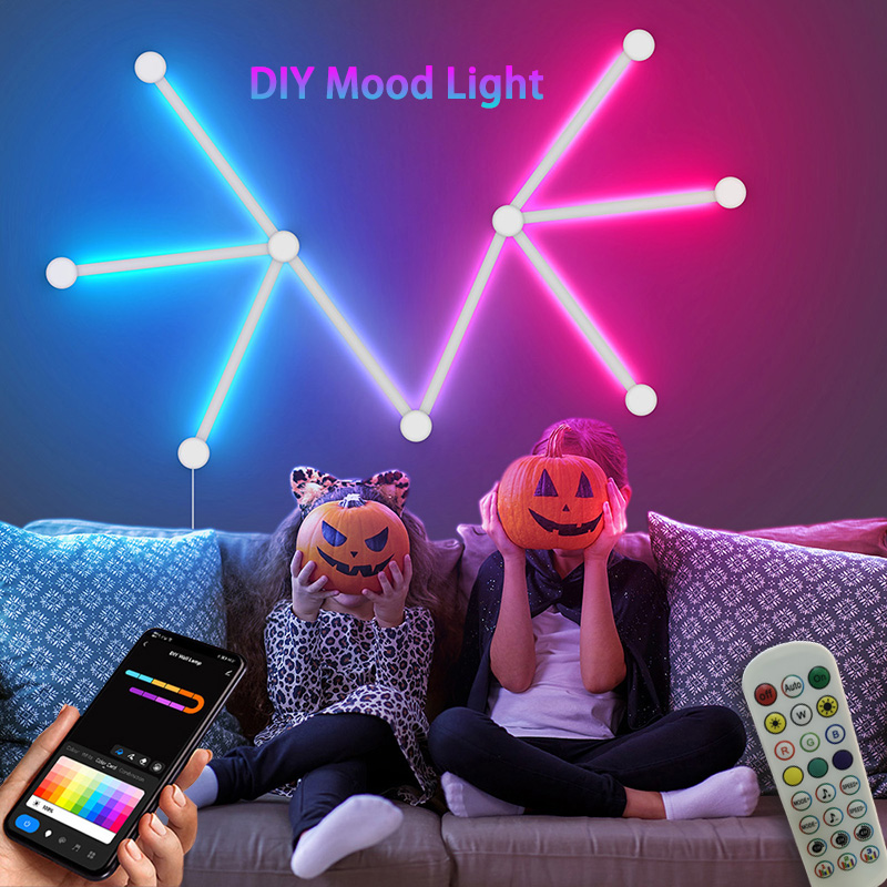 Slimme RGB-wandlamp, Bluetooth - Art Craft Games recensie en prijs