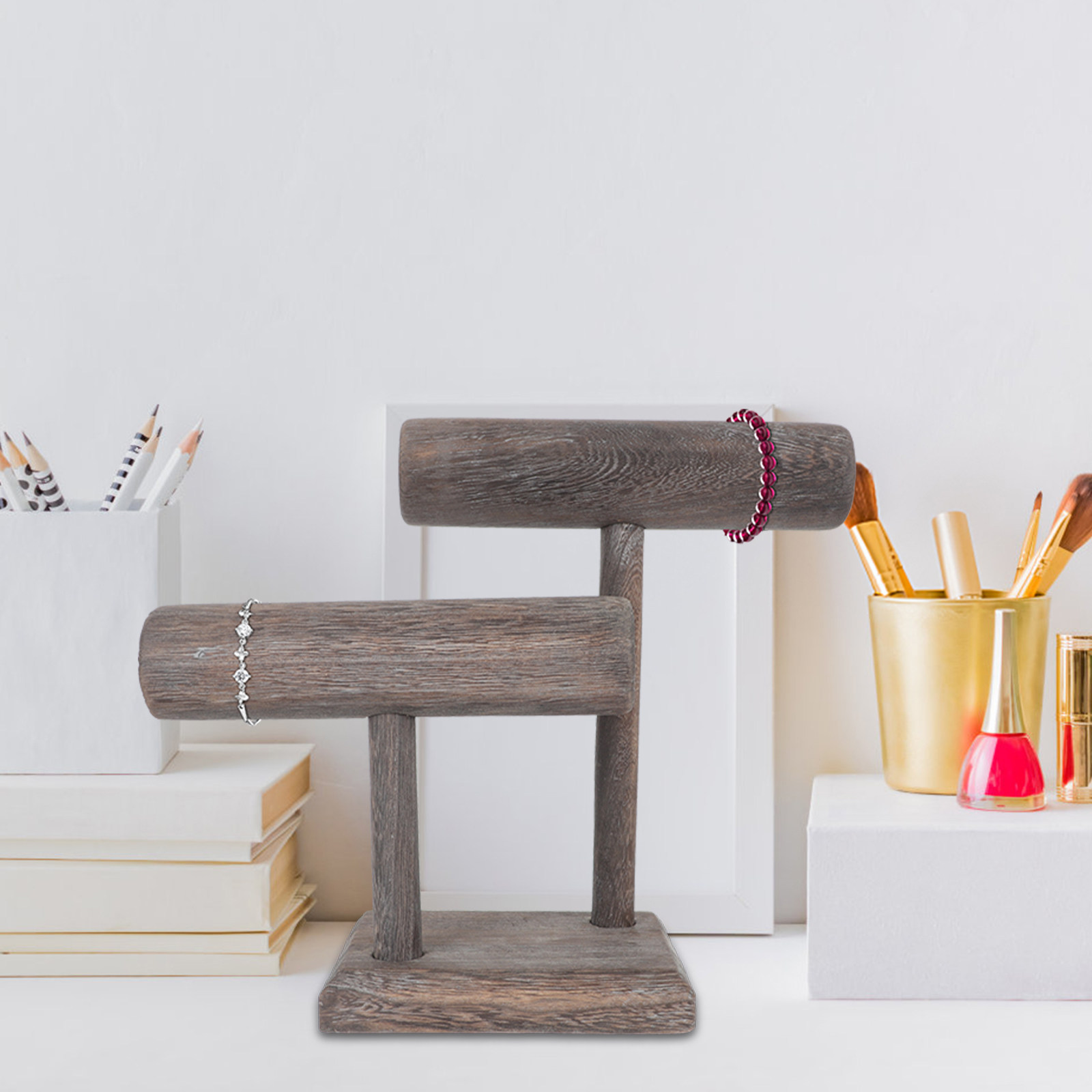1 Stuk Natuurlijke Houten Scru - Exhibition Of Art And Craft recensie en prijs