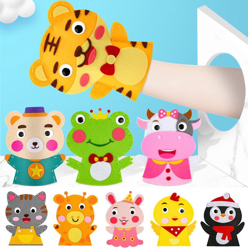 Leuke Cartoon Dier Handpop Kin - Art And Craft Nature recensie en prijs
