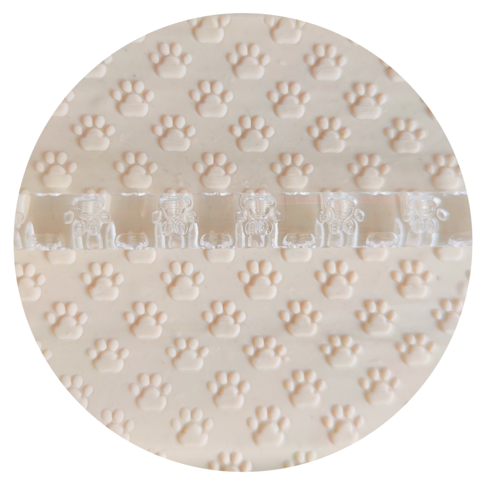 Mooie beer voetafdruk patroon  - Eco Art Craft recensie en prijs