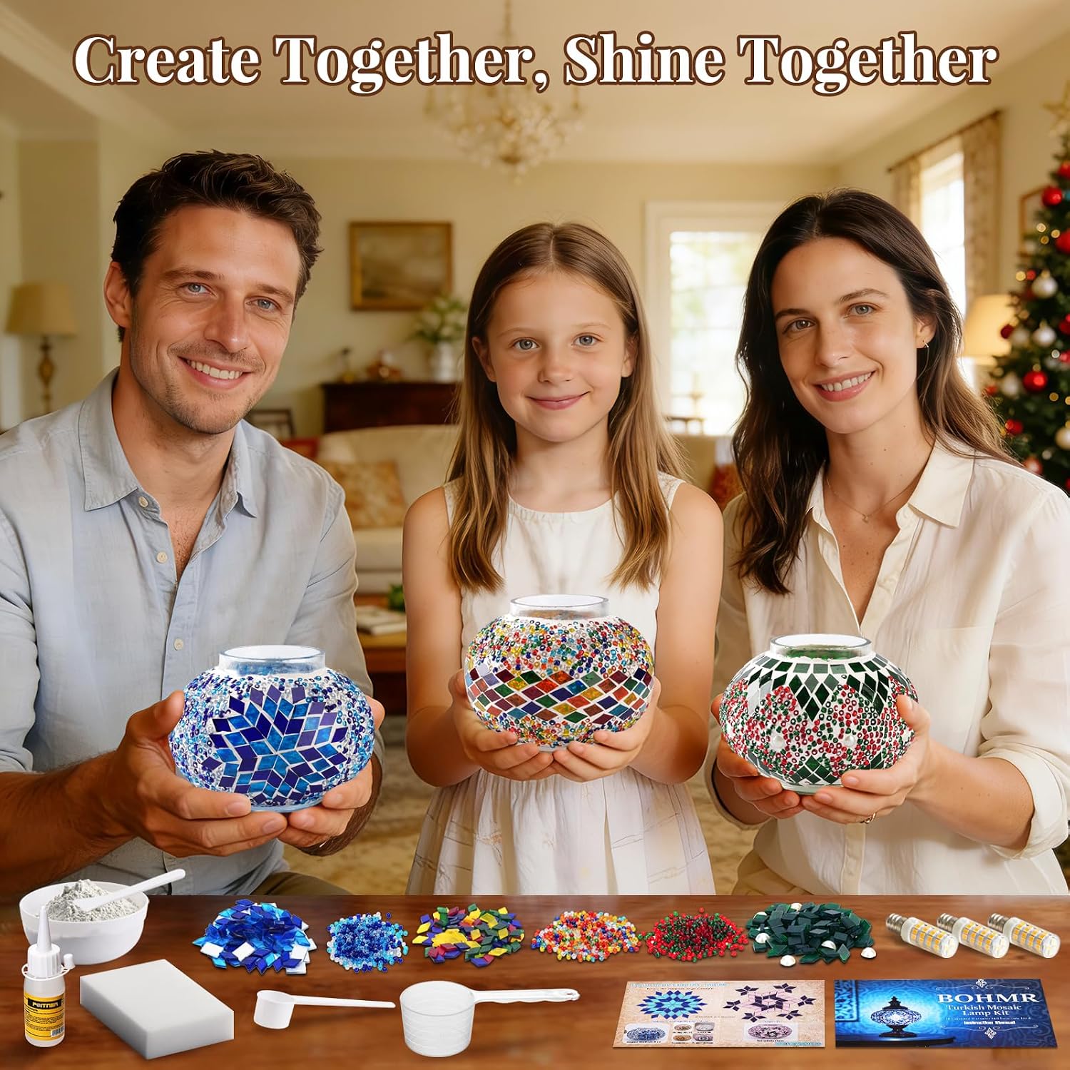 DIY 3-delige Turkse mozaïeklam - Art Crafting recensie en prijs