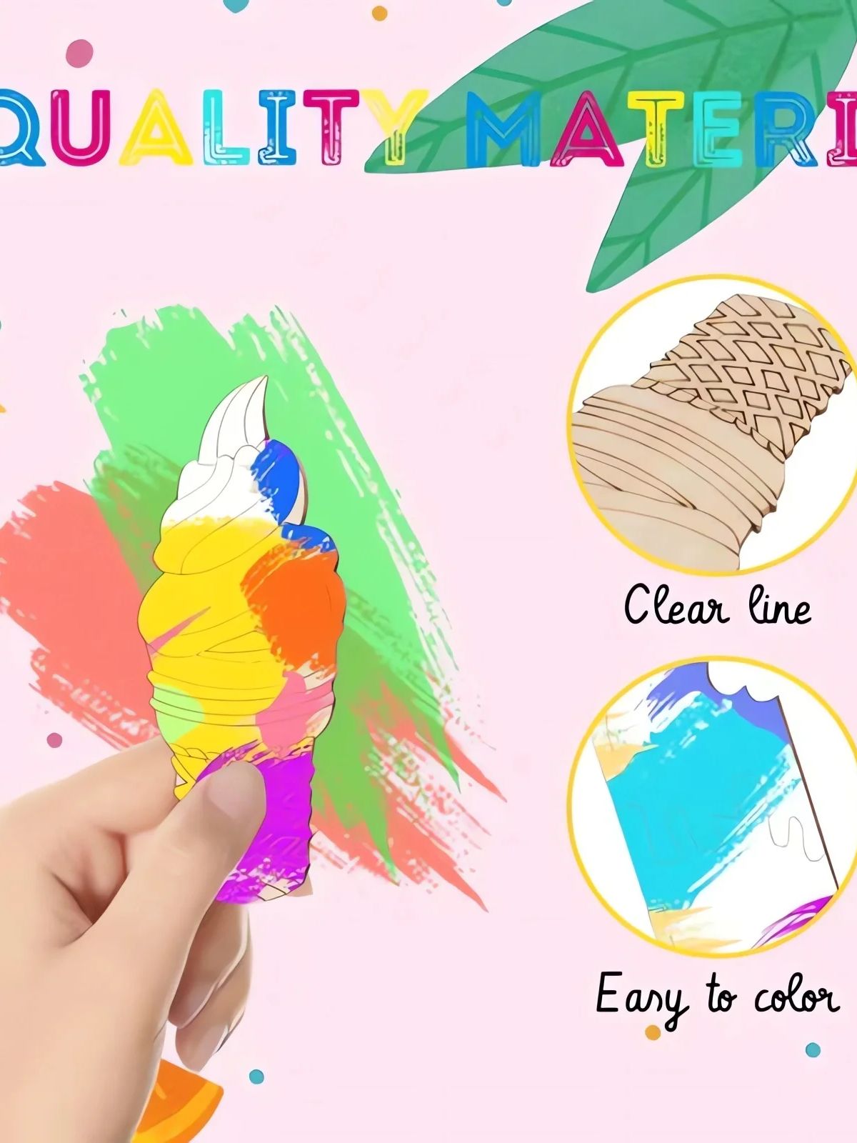 6/30 Stuks Ijs Hout Uitsparing - Art Craft Doodle recensie en prijs