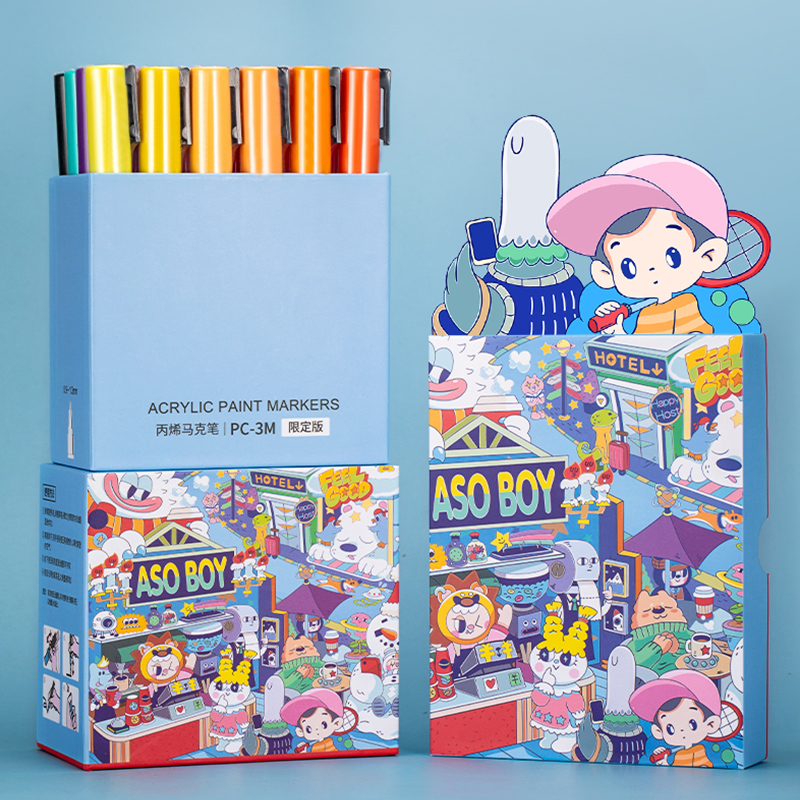 UNI POSCA Graffiti Limited Mar - Art Craft Doodle recensie en prijs