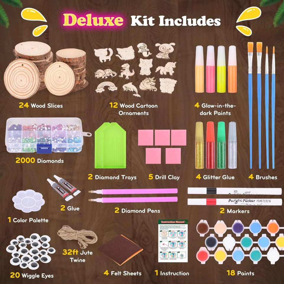 Kinder Glow-in-the-dark houten - Art Craft Education recensie en prijs
