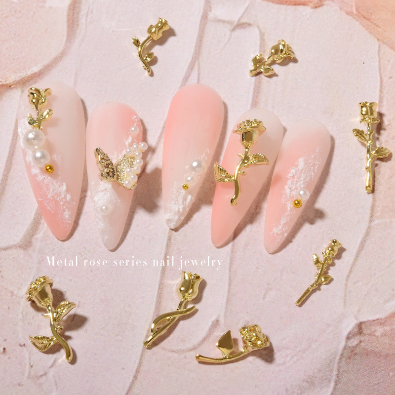 10 stuks 3D Rose Nail Art Orna - Art Craft Rose recensie en prijs