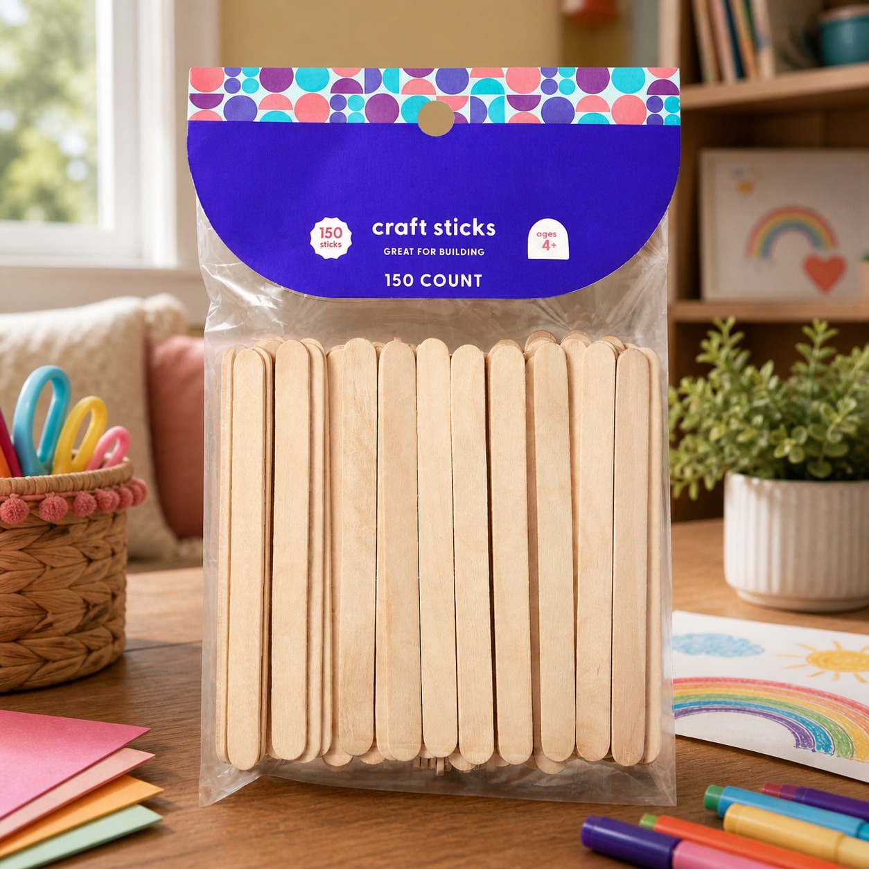 150 stuks natuurlijke houten k - Art And Craft Nature recensie en prijs