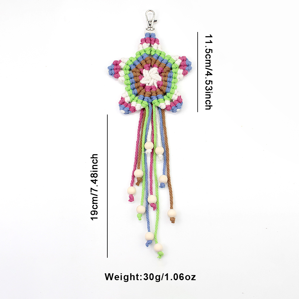 Boho Pentagram Kwastje Hanger  - Art Crafting recensie en prijs