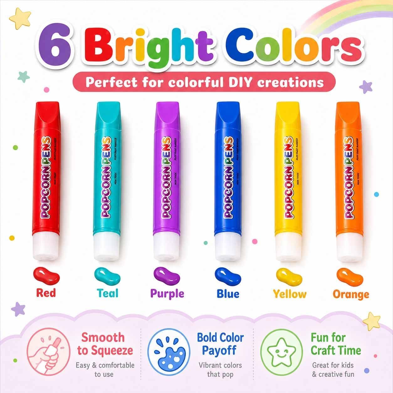 Magische Puffy Popcorn Pennen  - Art Craft Doodle recensie en prijs