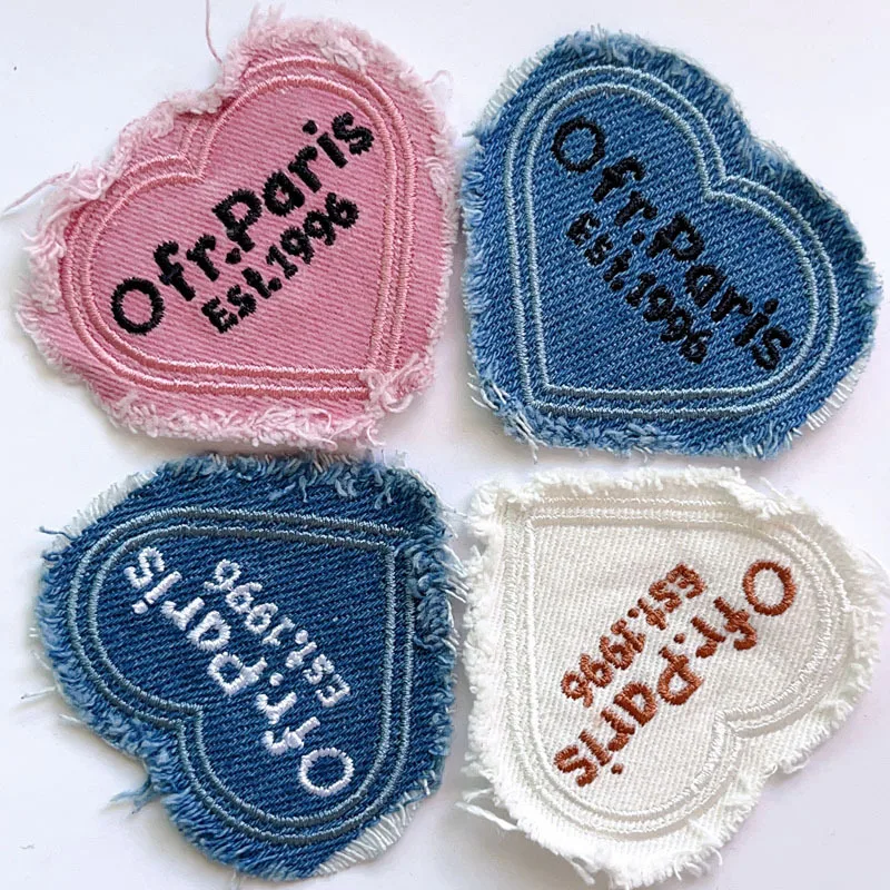 Roze Hart Applique Voor Kledin - Eco Art Craft recensie en prijs