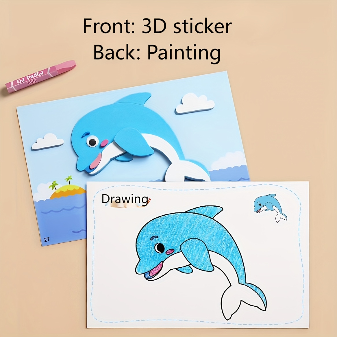 3D-stickers voor kinderen, weg - Art Craft Education recensie en prijs