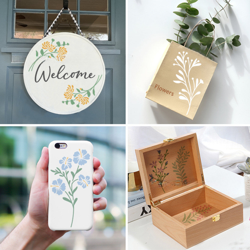 18-delige geometrische bloemmo - Art Craft Doodle recensie en prijs